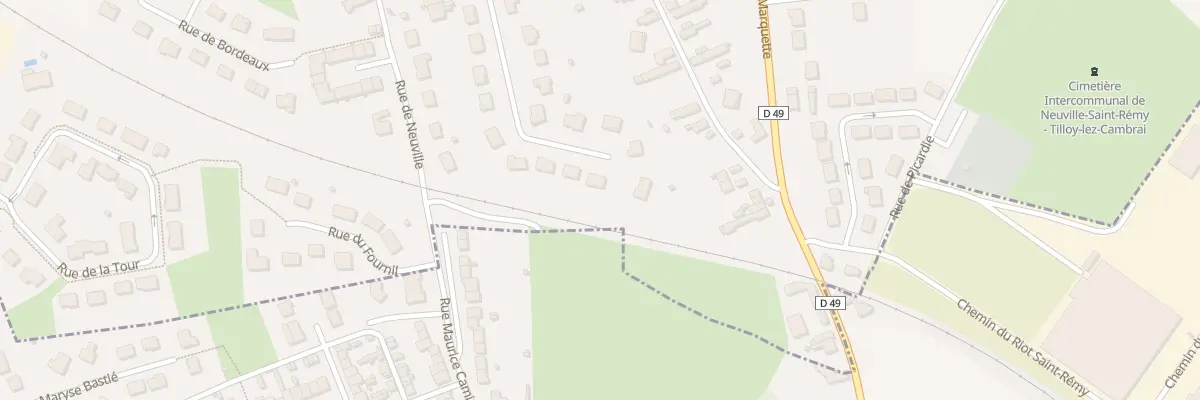 Plan du 20 Rue du Duc d’Anjou à Tilloy-lez-Cambrai