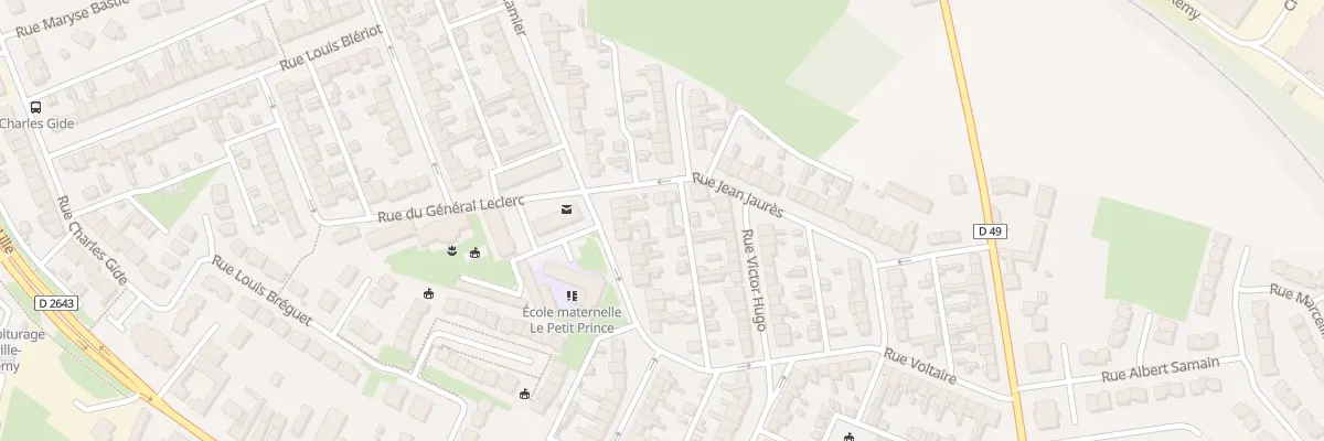 Plan du 7 Rue Jean Jaurès à Neuville-Saint-Rémy