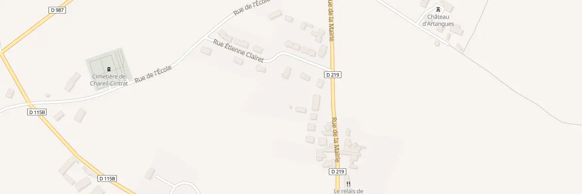 Plan du 21 Rue de la Mairie à Chareil-Cintrat