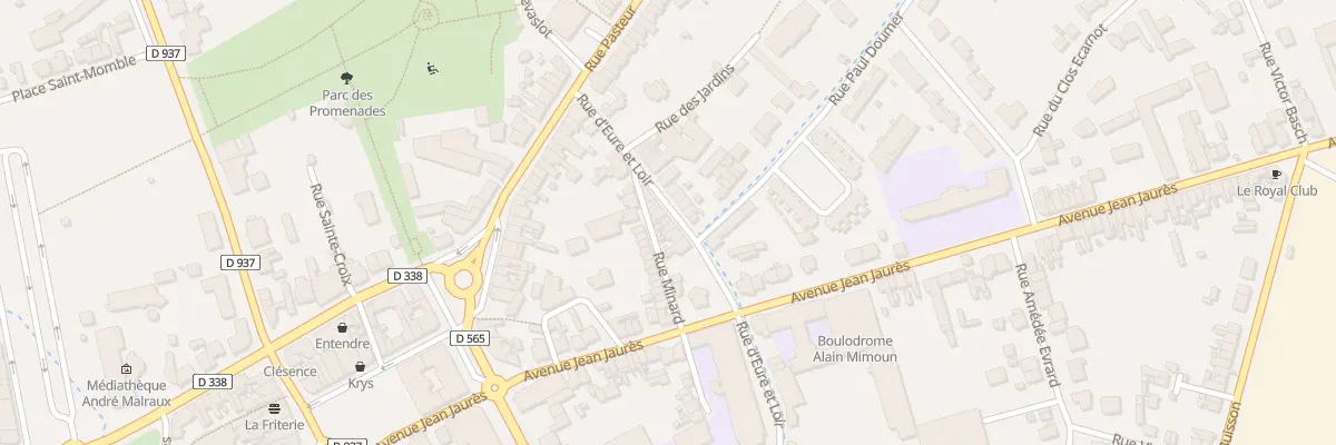Plan du 22 Rue d’Eure et Loir à Chauny