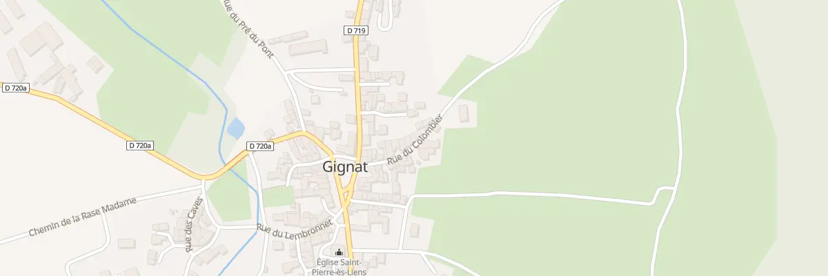 Plan du 15 Rue du Colombier à Gignat