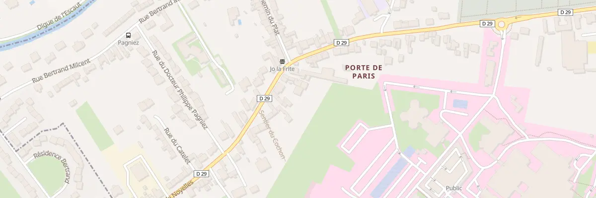 Plan du 519 Rue de Noyelles à Cambrai