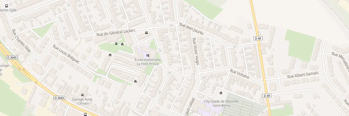 Plan du 30 Rue Maurice Camier à Neuville-Saint-Rémy