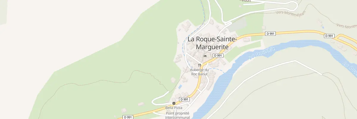 Plan du 5058 La Roque Sainte Marguerite à La Roque-Sainte-Marguerite