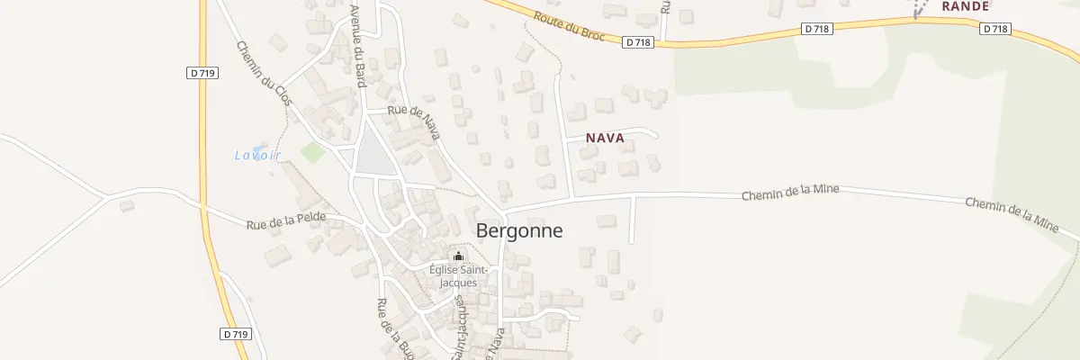 Plan du 9010 Lot les Aubepines à Bergonne