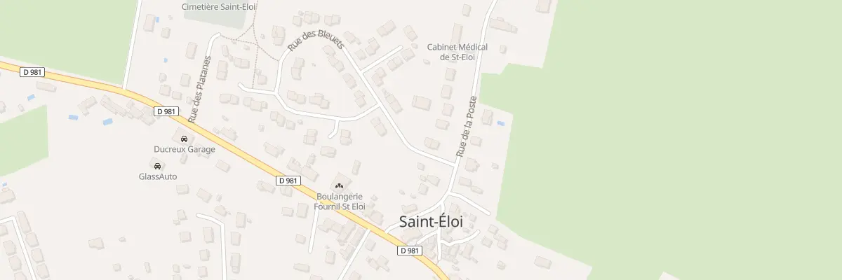 Plan du 3 Rue des Bleuets à Saint-Éloi