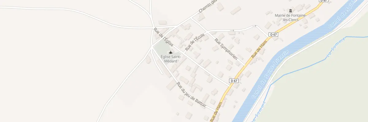 Plan du 129 Rue de l’Eglise à Fontaine-lès-Clercs