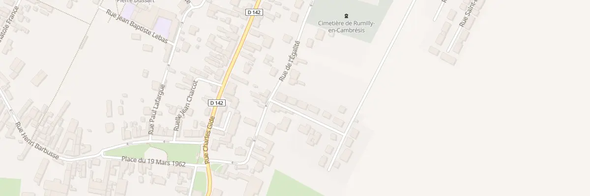 Plan du 29 Rue Jean Moulin à Rumilly-en-Cambrésis