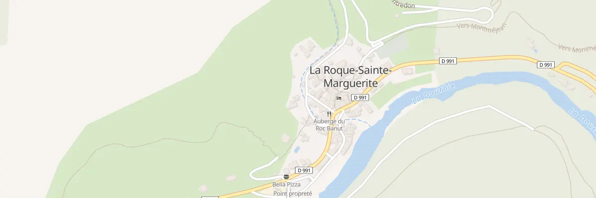 Plan du 5057 La Roque Sainte Marguerite à La Roque-Sainte-Marguerite