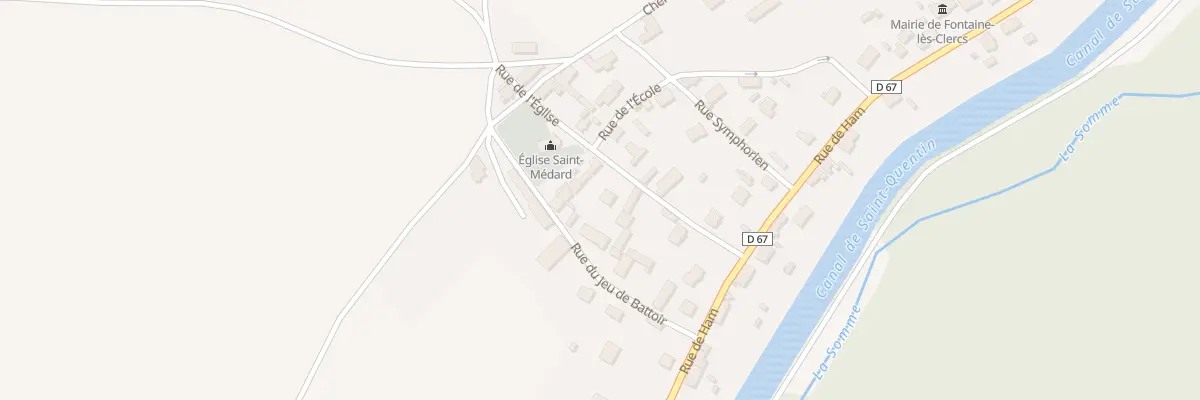 Plan du 111 Rue de l’Eglise à Fontaine-lès-Clercs