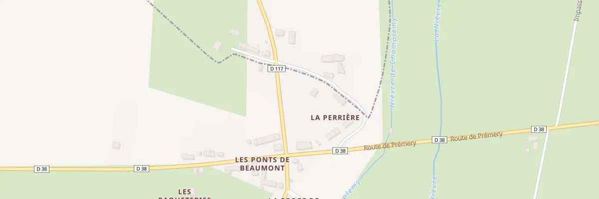 Plan du 17 Rue du 19 Mars 1962 à Beaumont-la-Ferrière