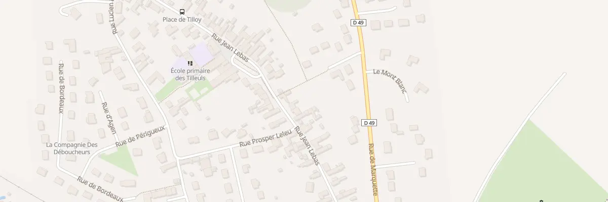 Plan du 38 Rue Jean Lebas à Tilloy-lez-Cambrai
