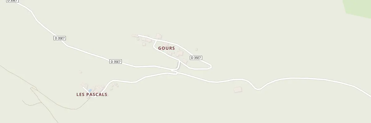 Plan du 5611 Gours à Lunas-les-Châteaux