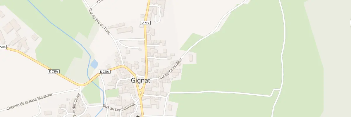 Plan du 19 Rue du Colombier à Gignat