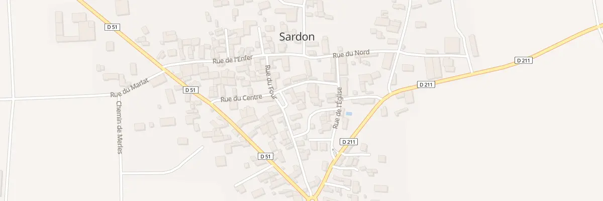 Plan du 1 Pl du Chateau d’Eau à Sardon