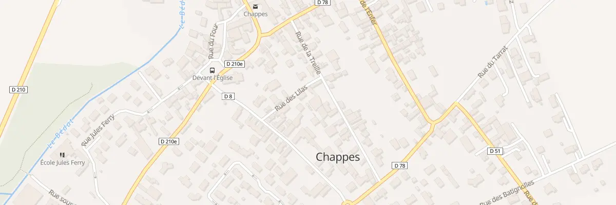 Plan du 4 Rue des Lilas à Chappes