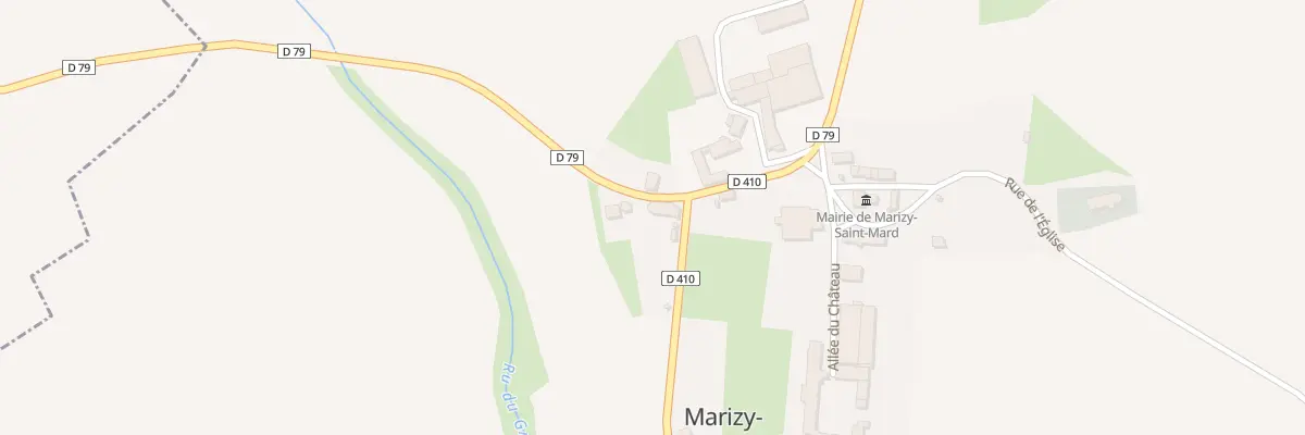 Plan du 3 Rue de la Forge à Marizy-Saint-Mard