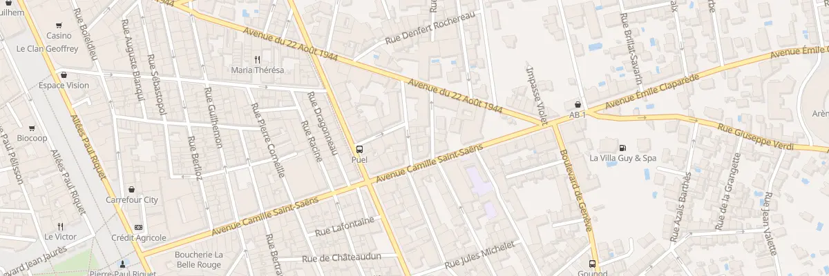 Plan du 6 Rue de la Brasserie à Béziers