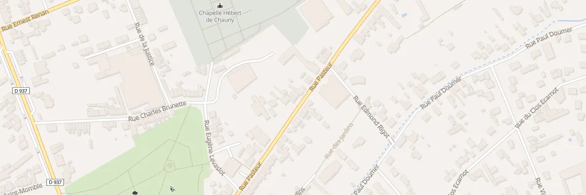 Plan du 53 Rue Pasteur à Chauny