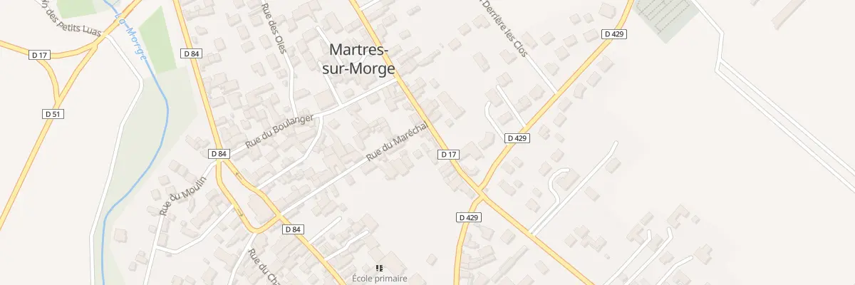 Plan du 16 Rue du Maréchal à Martres-sur-Morge