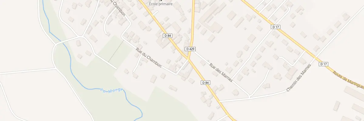 Plan du 30 Rue des Ecoles à Martres-sur-Morge