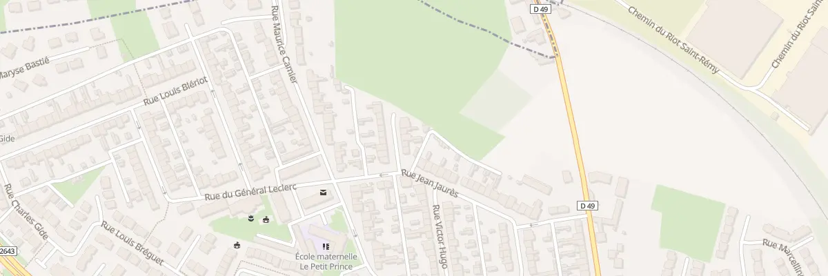 Plan du 6 Rue Jules Guesde à Neuville-Saint-Rémy