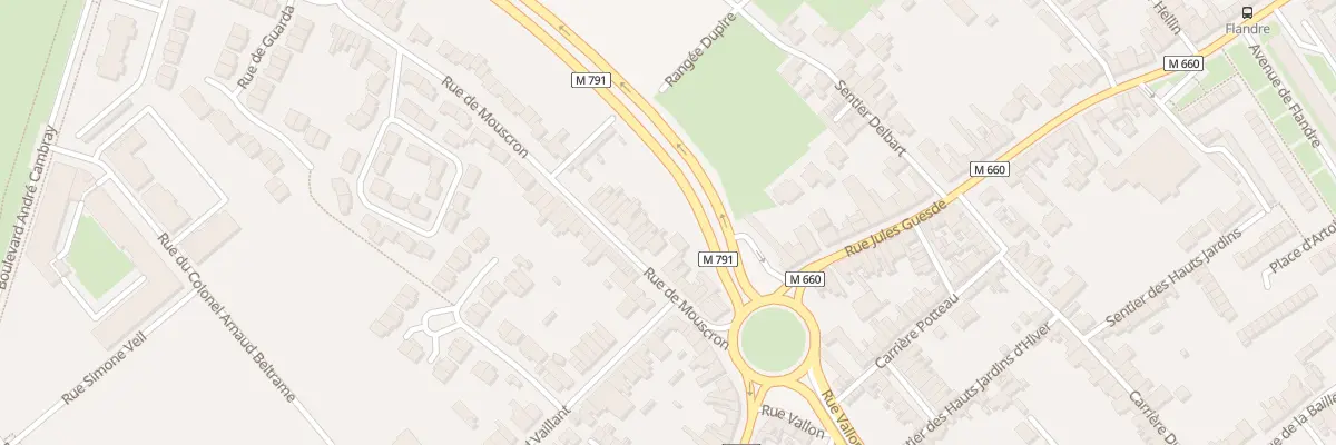 Plan du 20 Rue de Mouscron à Wattrelos