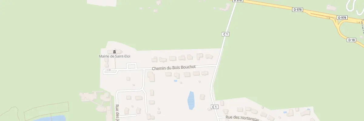 Plan du 8 Che du Bois Bouchot à Saint-Éloi