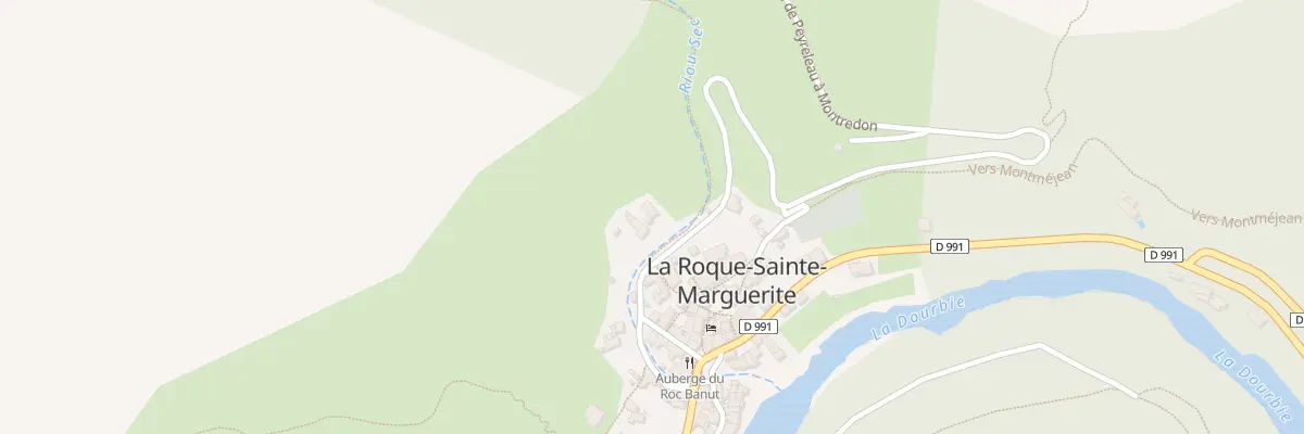 Plan du 5041 La Roque Sainte Marguerite à La Roque-Sainte-Marguerite
