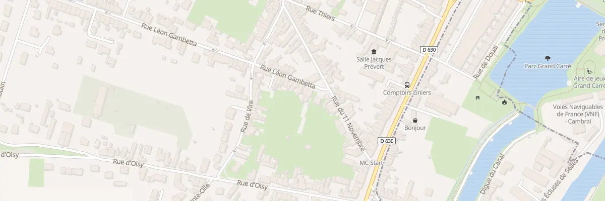 Plan du 5 Rue Gambetta à Neuville-Saint-Rémy