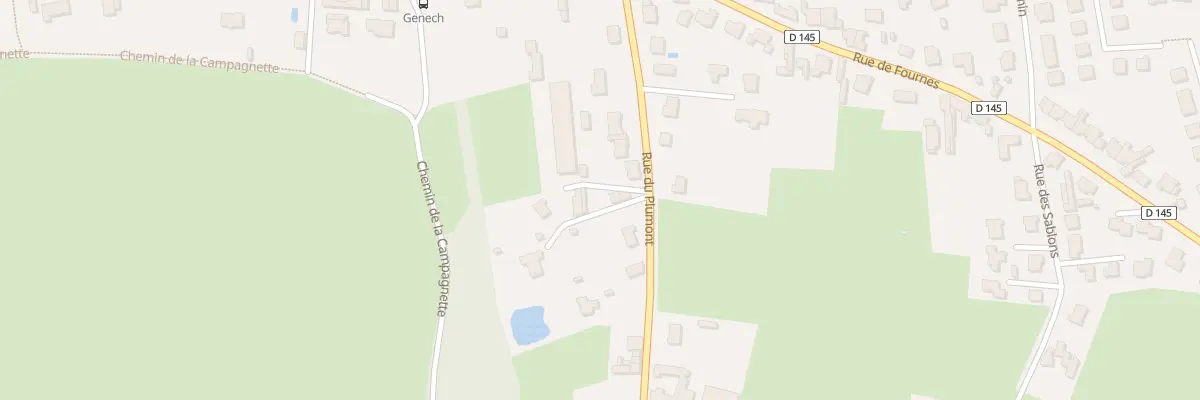 Plan du 176 Rue du Plumont à Genech