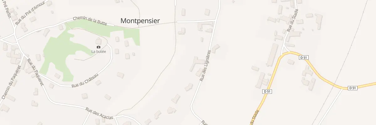 Plan du 6 Rue des Lignières à Montpensier