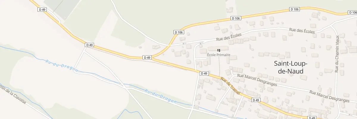 Plan du 1 Rue de Trainel à Saint-Loup-de-Naud