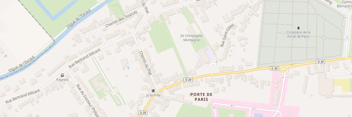 Plan du 406 Rue de Noyelles à Cambrai