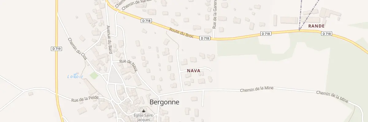 Plan du 9003 Lot les Aubepines à Bergonne