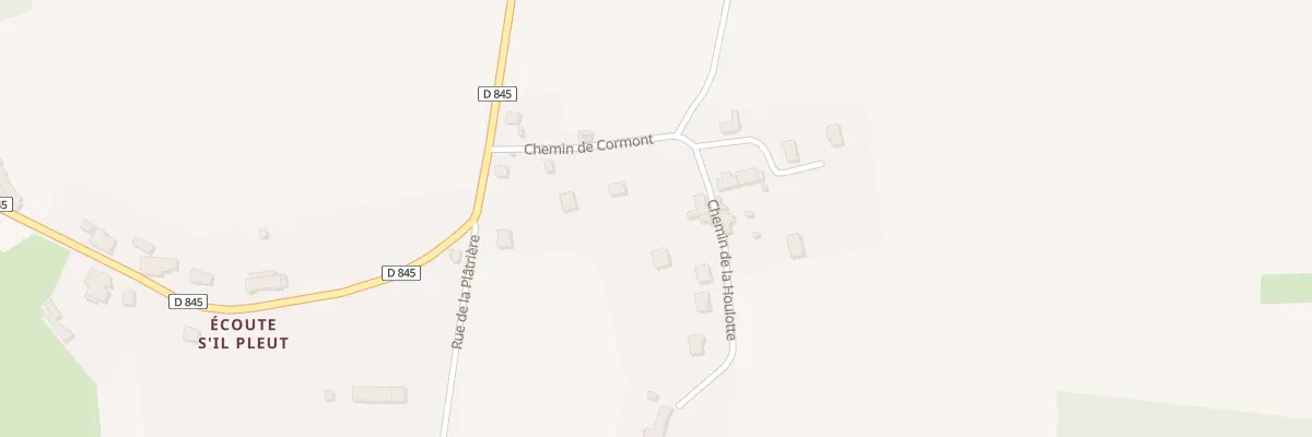 Plan du 4 Che de la Houlotte à Marigny-en-Orxois