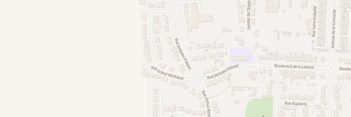 Plan du 9 Rue Jacques Prevert à Auberchicourt