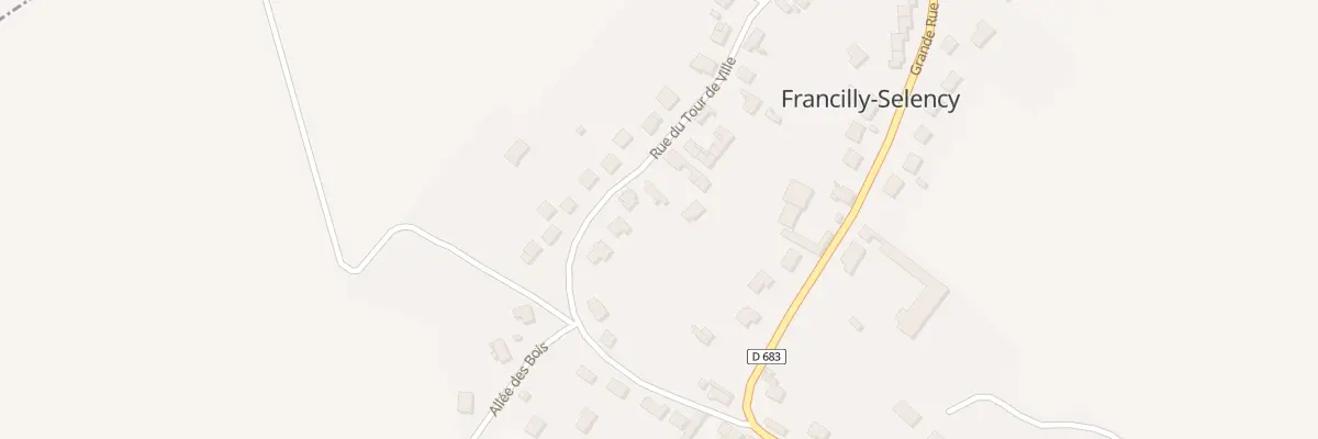 Plan du 35 Rue du Tour de Ville à Francilly-Selency