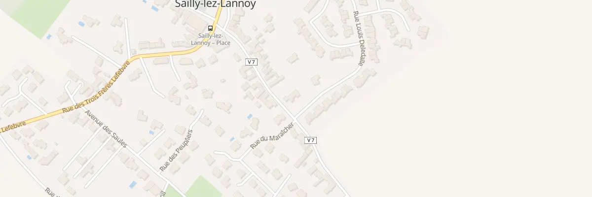 Plan du 27 Rue du Bas Chemin à Sailly-lez-Lannoy