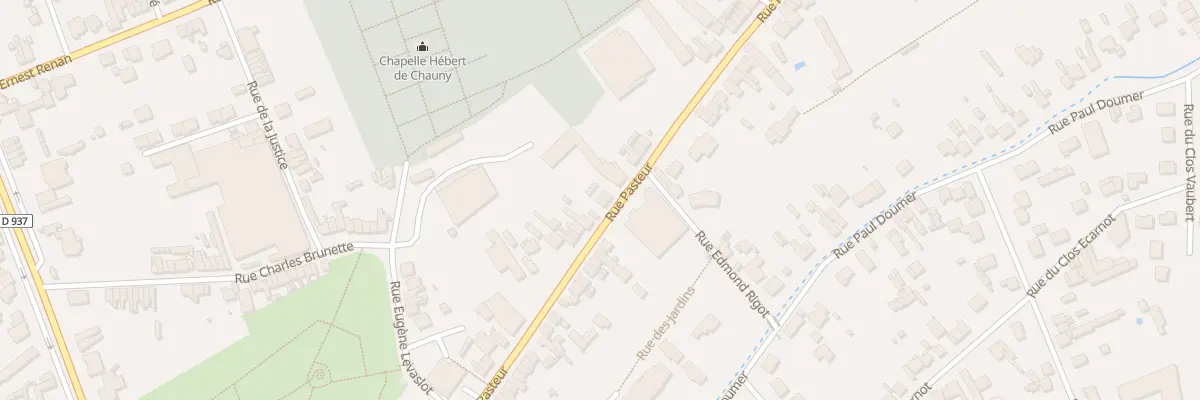 Plan du 61 Rue Pasteur à Chauny