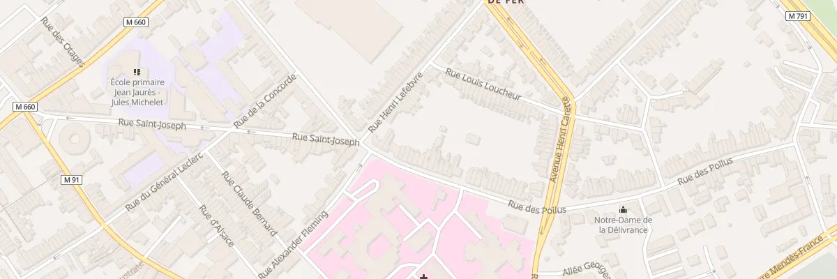 Plan du 9 Rue des Poilus à Wattrelos