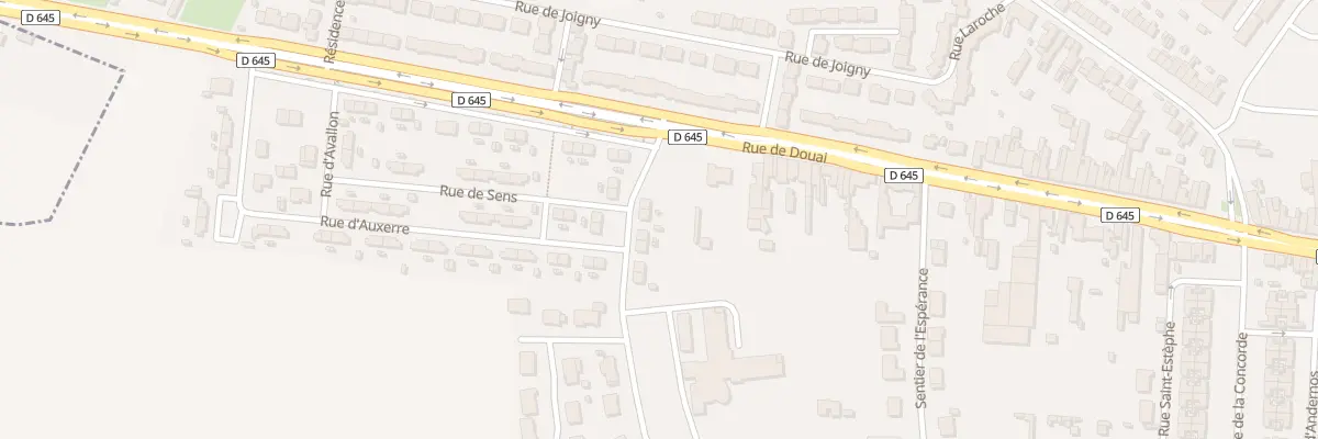 Plan du 3 Rue D Auxerre à Auberchicourt