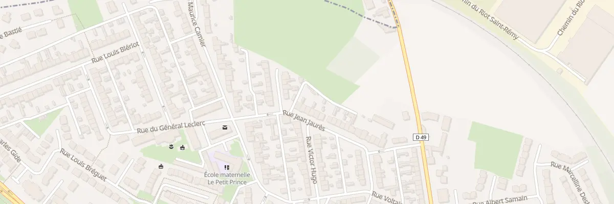 Plan du 34 Rue Jean Jaurès à Neuville-Saint-Rémy