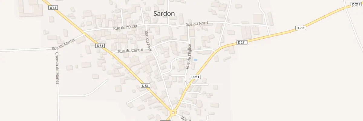 Plan du 3 Rue du Fort à Sardon