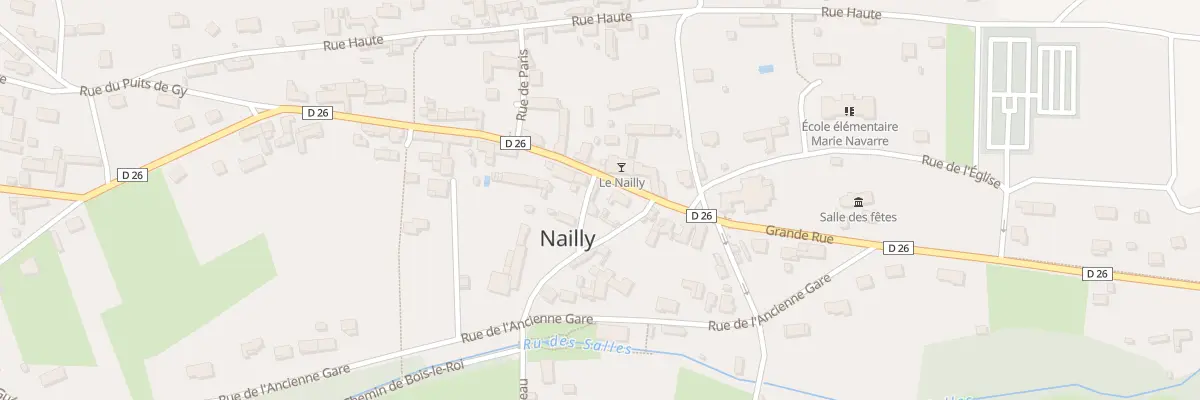 Plan du 58 Gr Grande Rue à Nailly