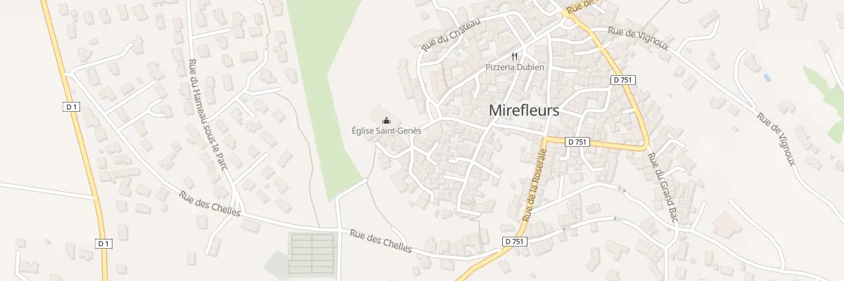 Plan du 7 Pl de la Molle à Mirefleurs