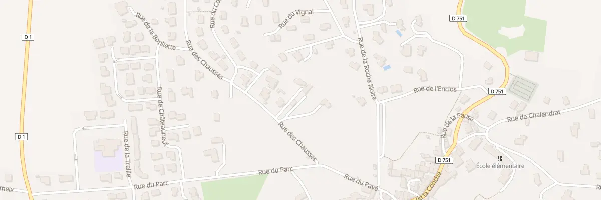 Plan du 6C Rue des Chausses à Mirefleurs