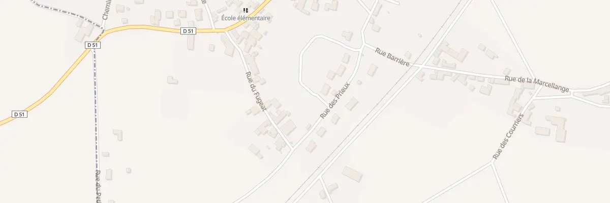 Plan du 2 Rue des Prieux à Montpensier