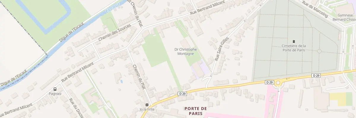 Plan du 370 Rue de Noyelles à Cambrai