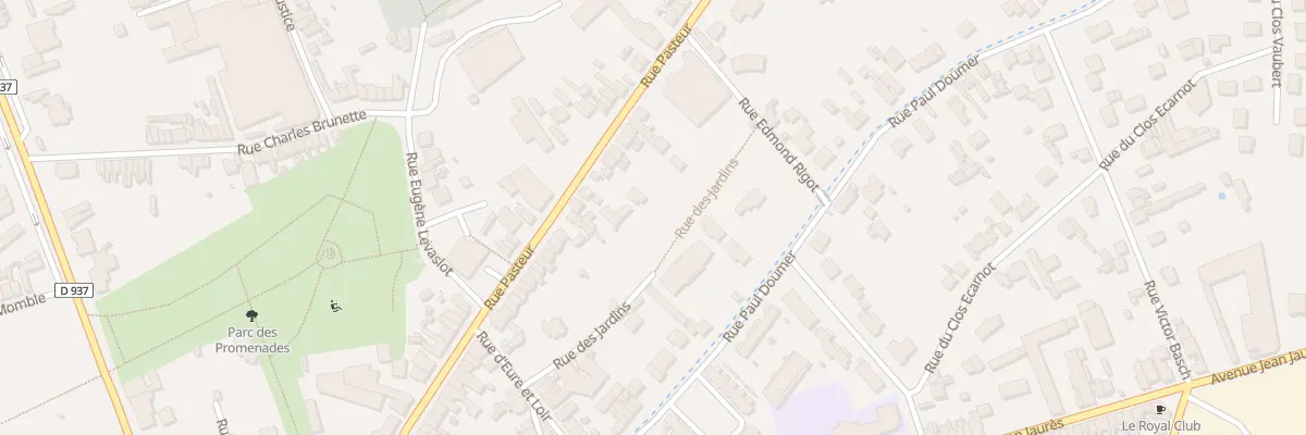 Plan du 90 Rue Pasteur à Chauny